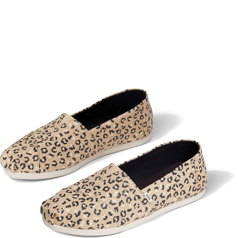 Women's TOMS Alpargata Textured Cheetah