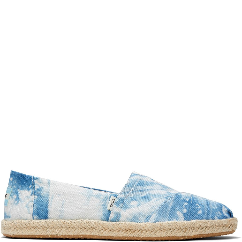 Women's TOMS Alpargata Rope Dyed Indigo Tie Dye