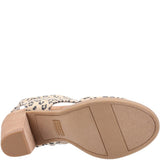 Women's TOMS Majorca Cutout Textured Cheetah Sandal