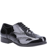 Girls' Hush Puppies Kada Senior XL Patent School Shoe