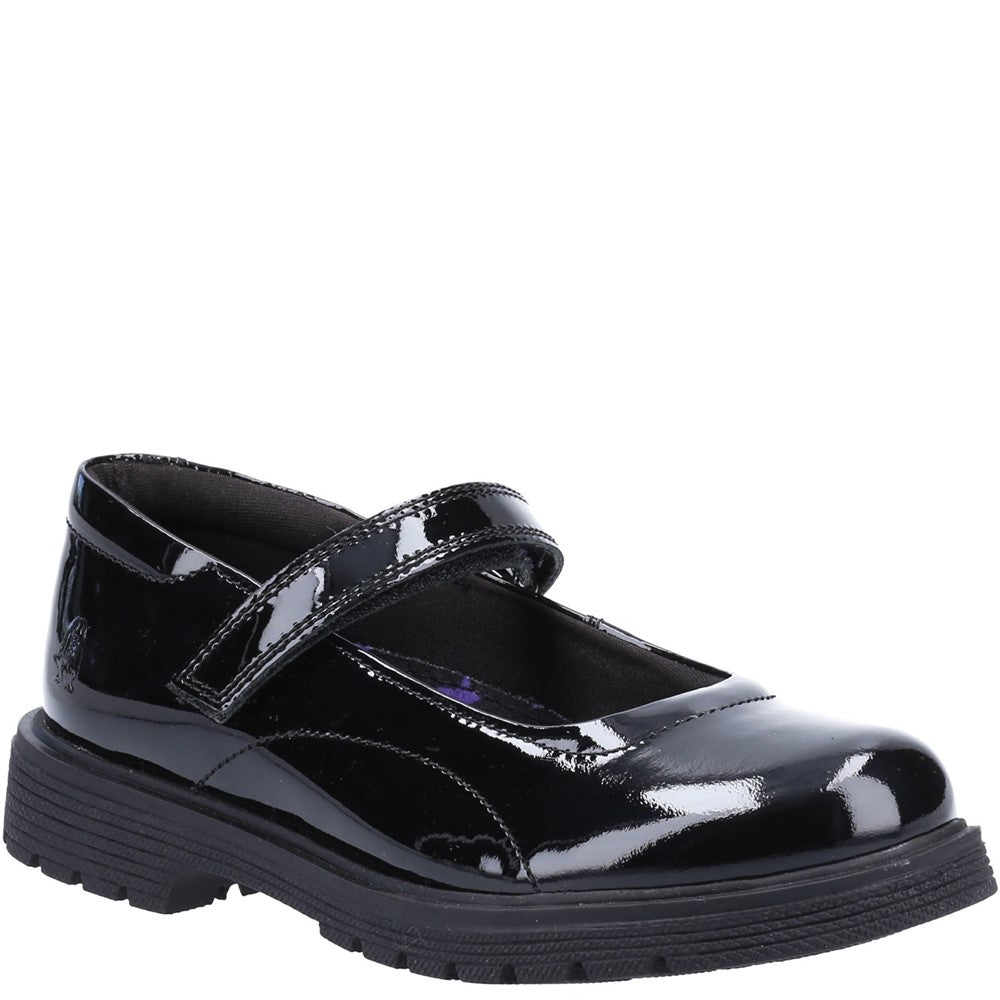 Girls' Hush Puppies Tally Senior XL School Shoes