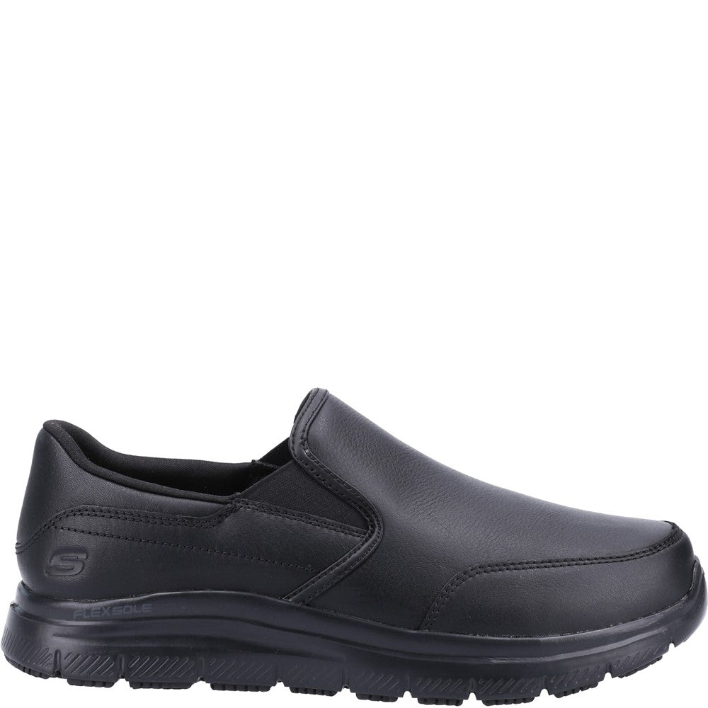 Men's Skechers Workwear Bronwood WideFit Slip Resistant Occupational Shoe