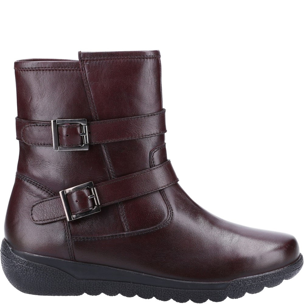 Women's Fleet & Foster Zambia Wide Fit Zip  Mid Boot