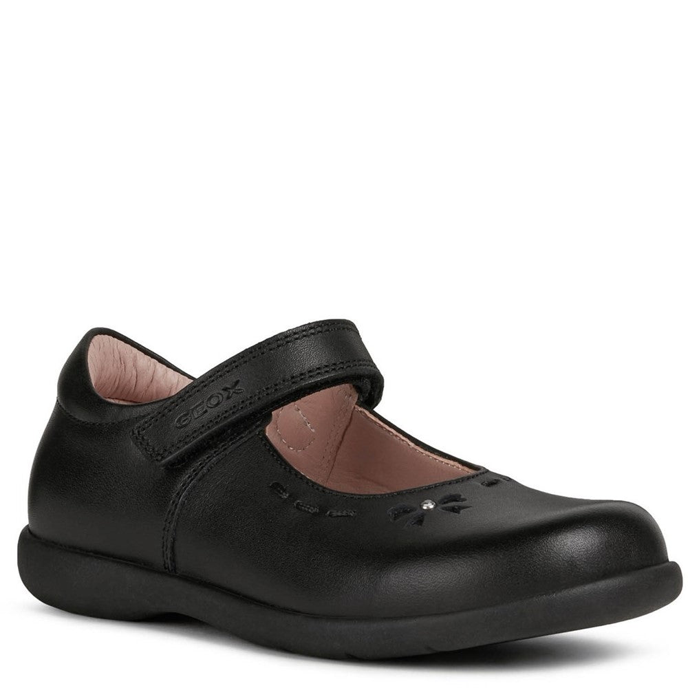 Girls' Geox Naimara Ballerina Junior School Shoes