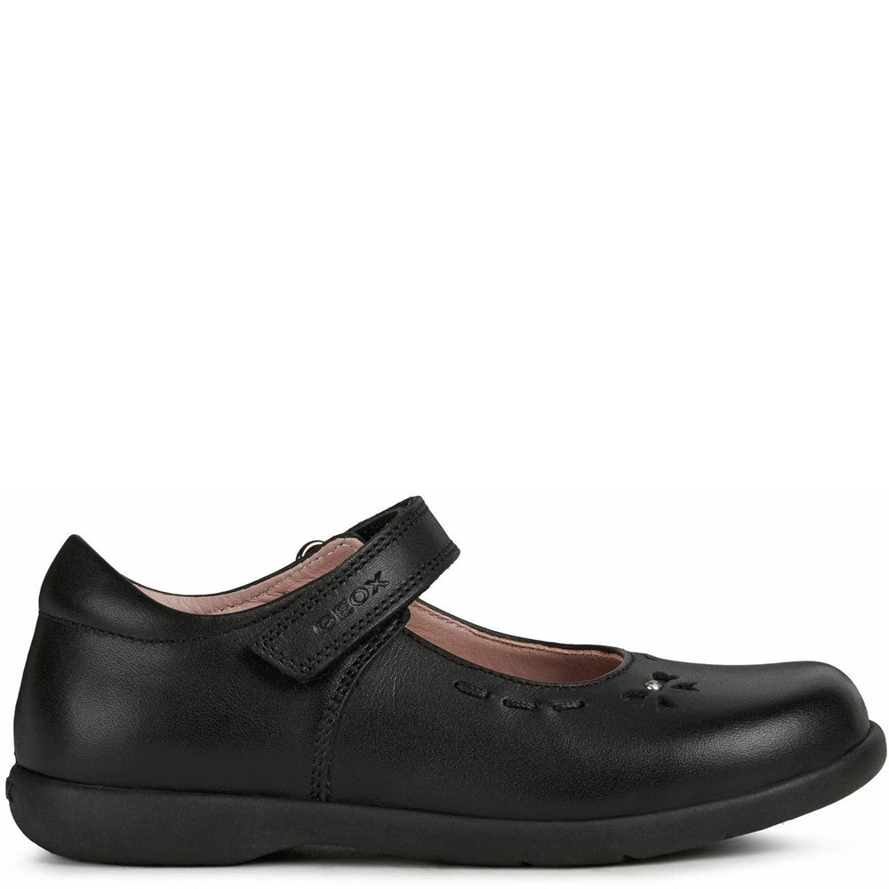 Girls' Geox Naimara Ballerina Junior School Shoes