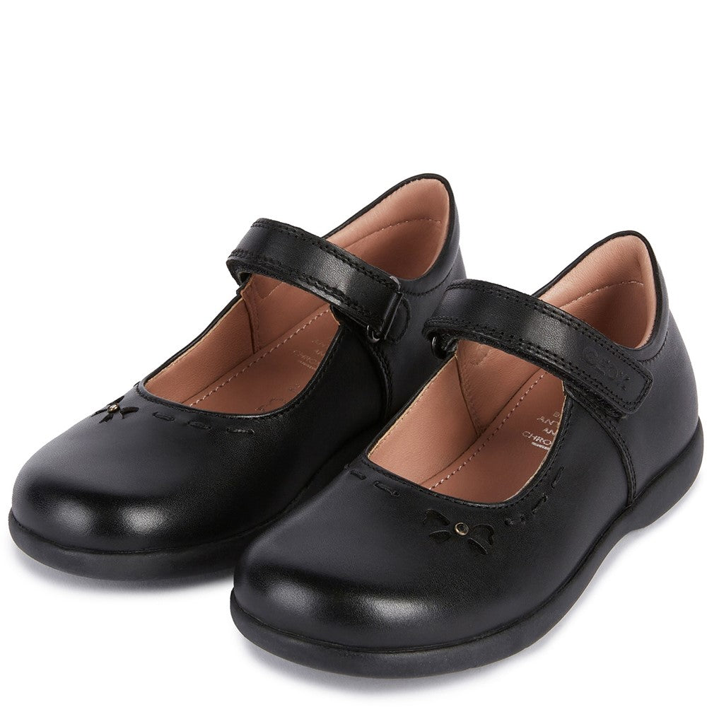 Girls' Geox Naimara Ballerina Junior School Shoes