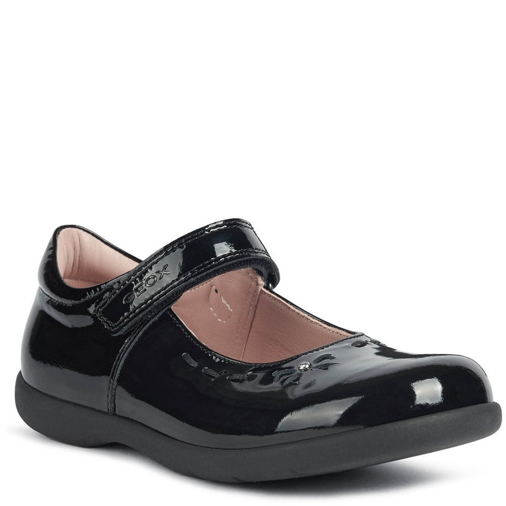 Girls' Geox Naimara Ballerina Junior School Shoes