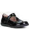 black patent touch fastening