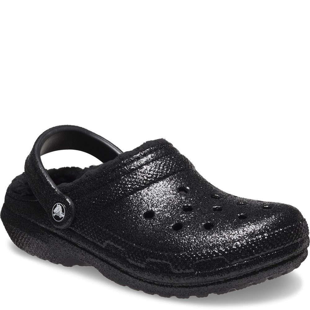 Women's Crocs Classic Glitter Lined Clog