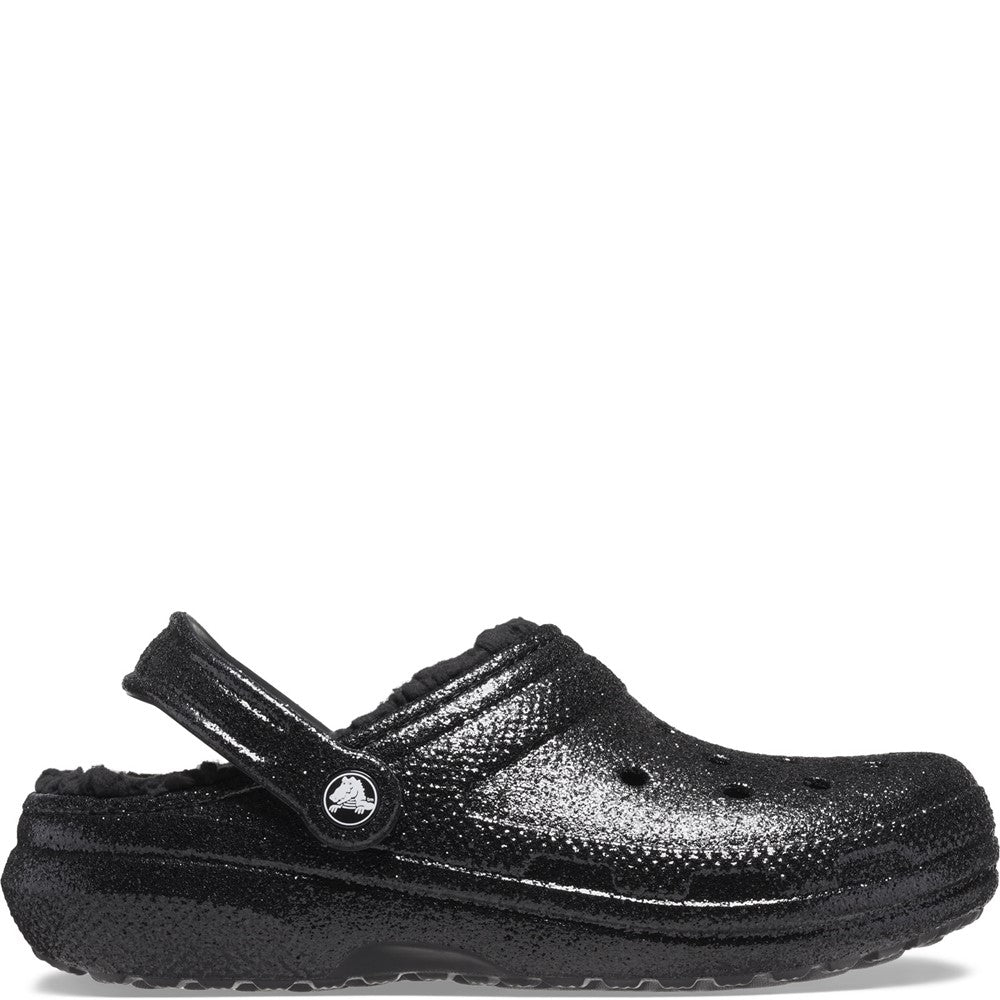 Women's Crocs Classic Glitter Lined Clog