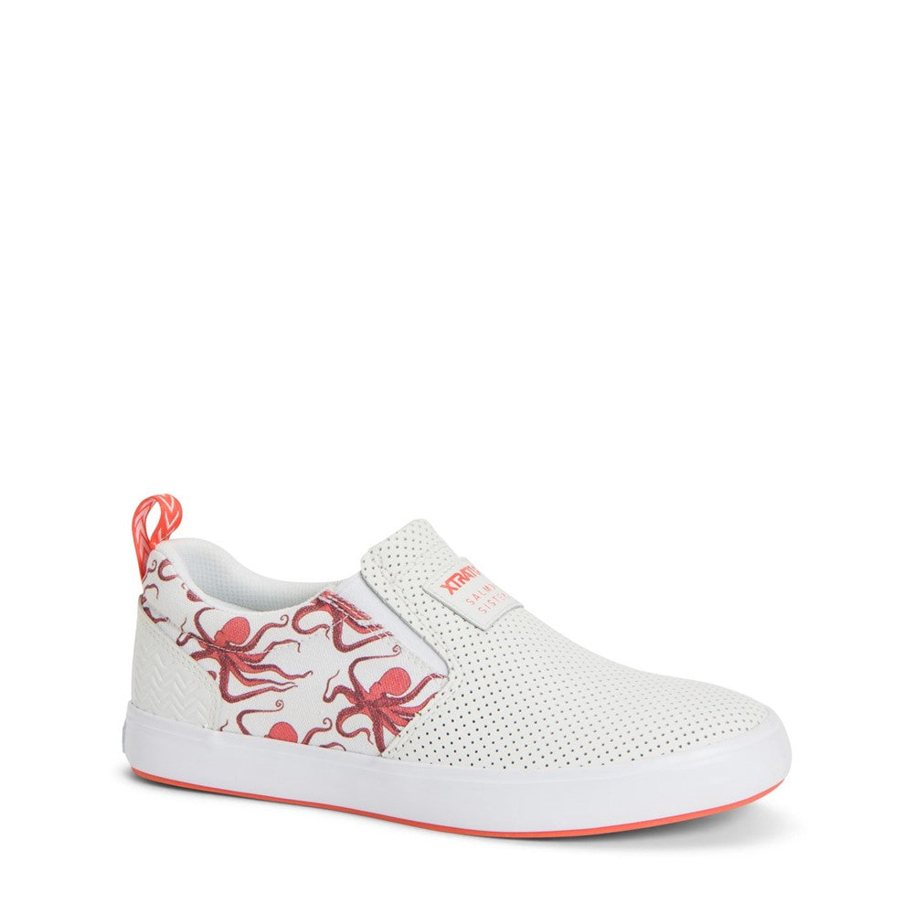 Women's Xtratuf Sharkbyte Salmon Sisters Canvas Deck Shoe