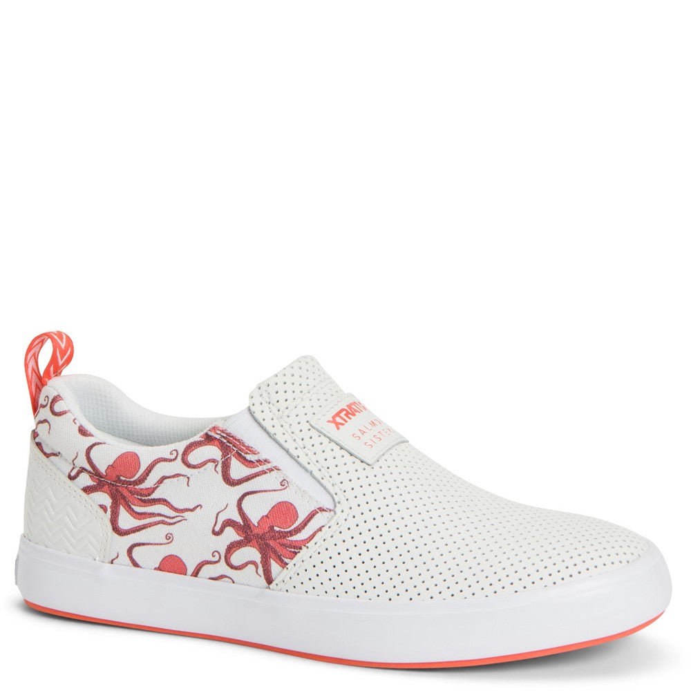 Women's Xtratuf Sharkbyte Salmon Sisters Canvas Deck Shoe