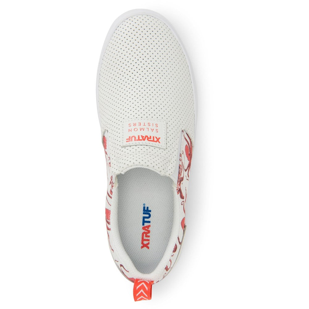 Women's Xtratuf Sharkbyte Salmon Sisters Canvas Deck Shoe