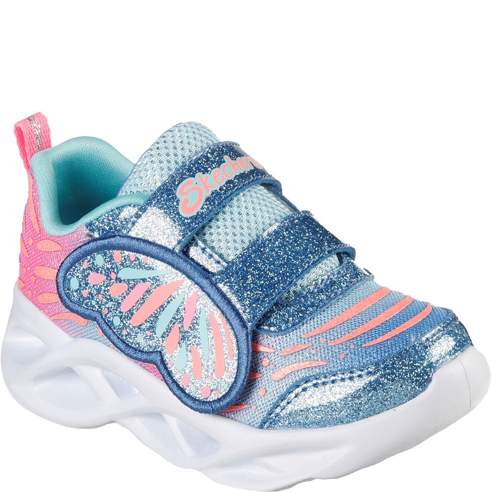 Girls' Skechers Twisty Brights Wingin' It Trainers