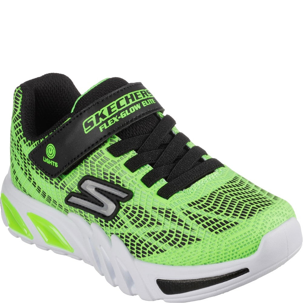 Boys' Skechers Flex-Glow Elite Vorlo Infant Trainers