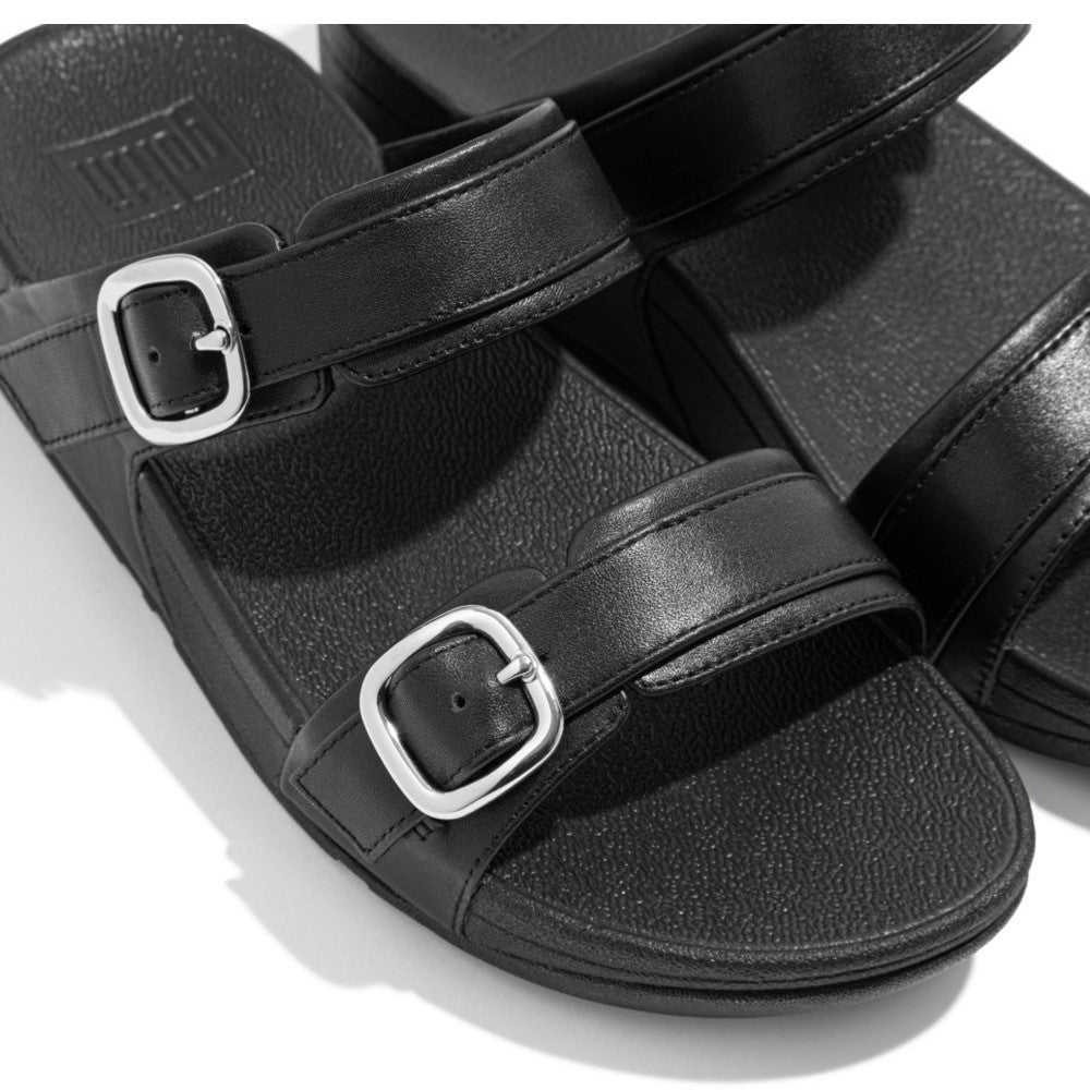 Women's Fitflop Lulu Adjustable Leather Slides