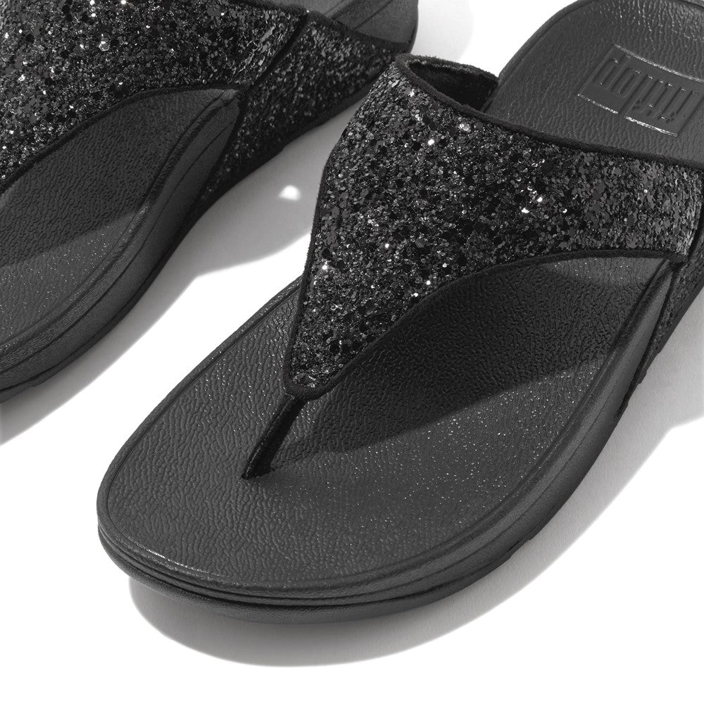 Women's Fitflop Lulu Glitter Toe-Post Sandals