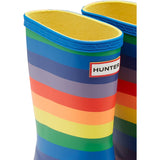 Kids' Hunter Original First Classic Rainbow Print Wellington Boots