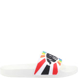 Women's Superga Slide Multicolour Logo Sandals