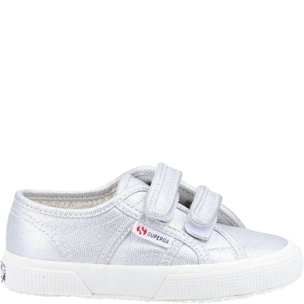 Kids' Superga 2750 Straps Metallic Canvas Shoe