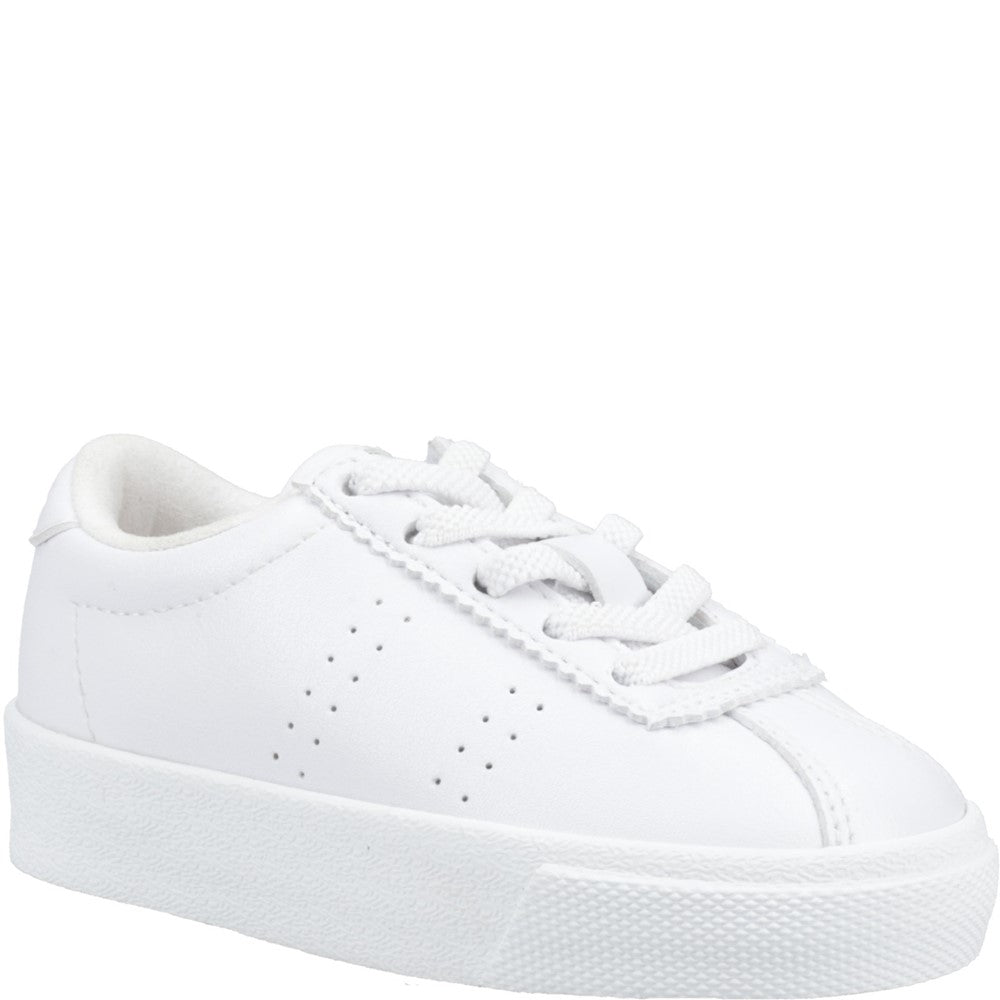 Kids' Superga 2843 Club S Vegan Leather Trainer