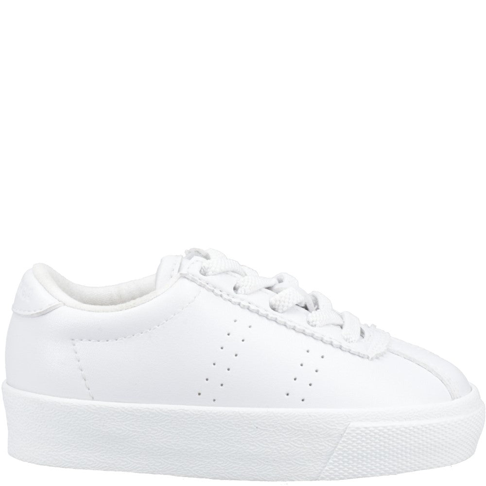 Kids' Superga 2843 Club S Vegan Leather Trainer