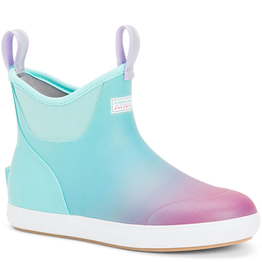 Women's Xtratuf Ankle Deck Boot Blue FreemanHardy&Willis