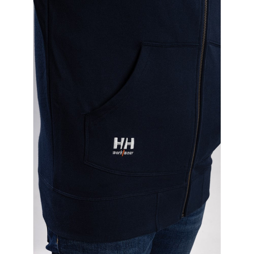 Men's Helly Hansen Workwear Oxford Zip Hoodie