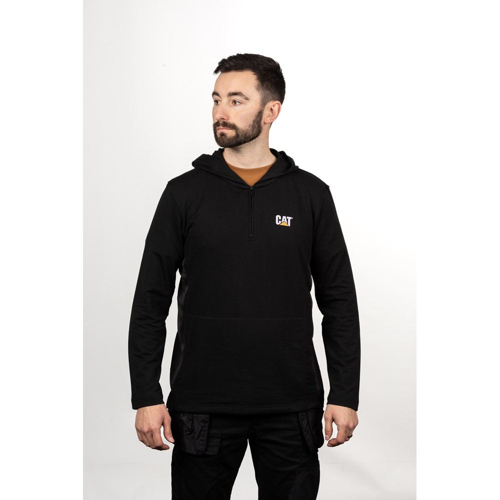 Men's Caterpillar Coolmax Quarter Zip Hoodie