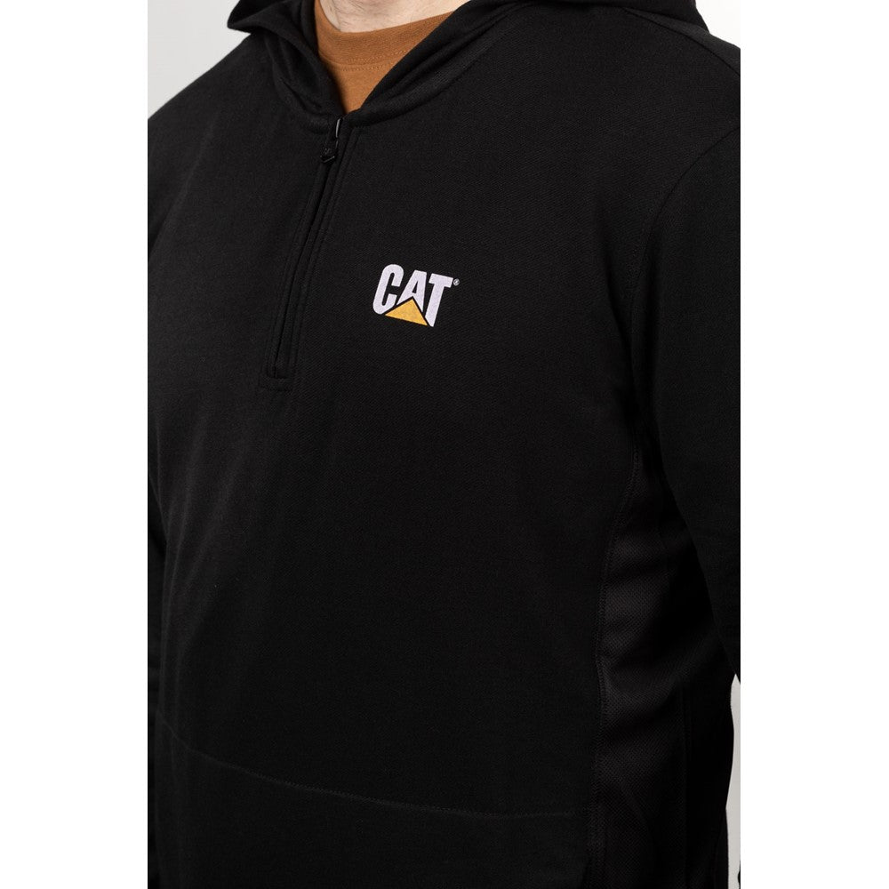 Men's Caterpillar Coolmax Quarter Zip Hoodie