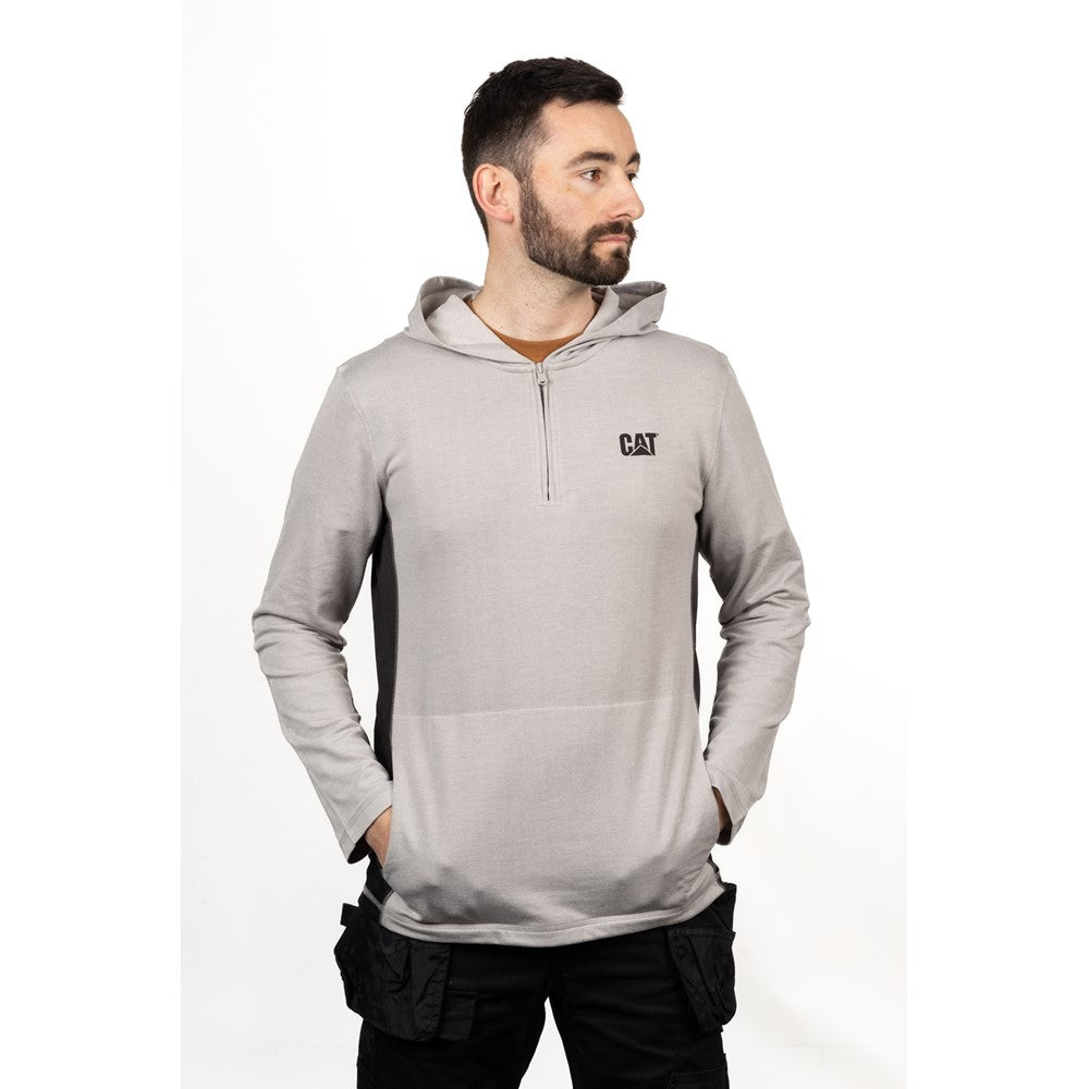 Men's Caterpillar Coolmax Quarter Zip Hoodie