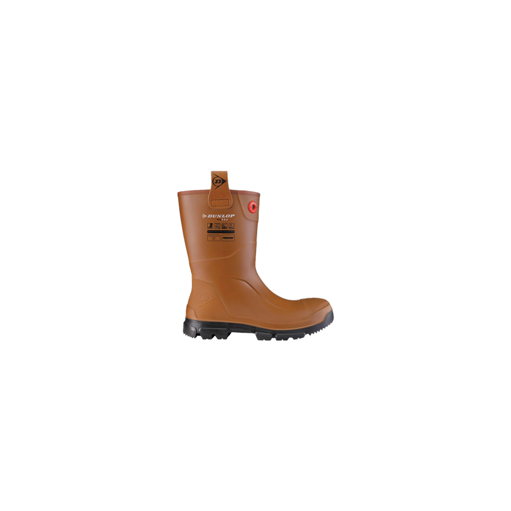 Unisex Dunlop Purofort RigPRO Full Safety Synthetic Fur lining Wellington
