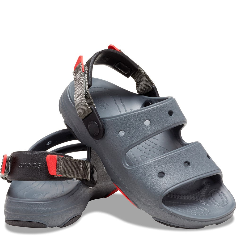 Kids' Crocs All Terrain Two Strap Sandal Grey - FreemanHardy&Willis