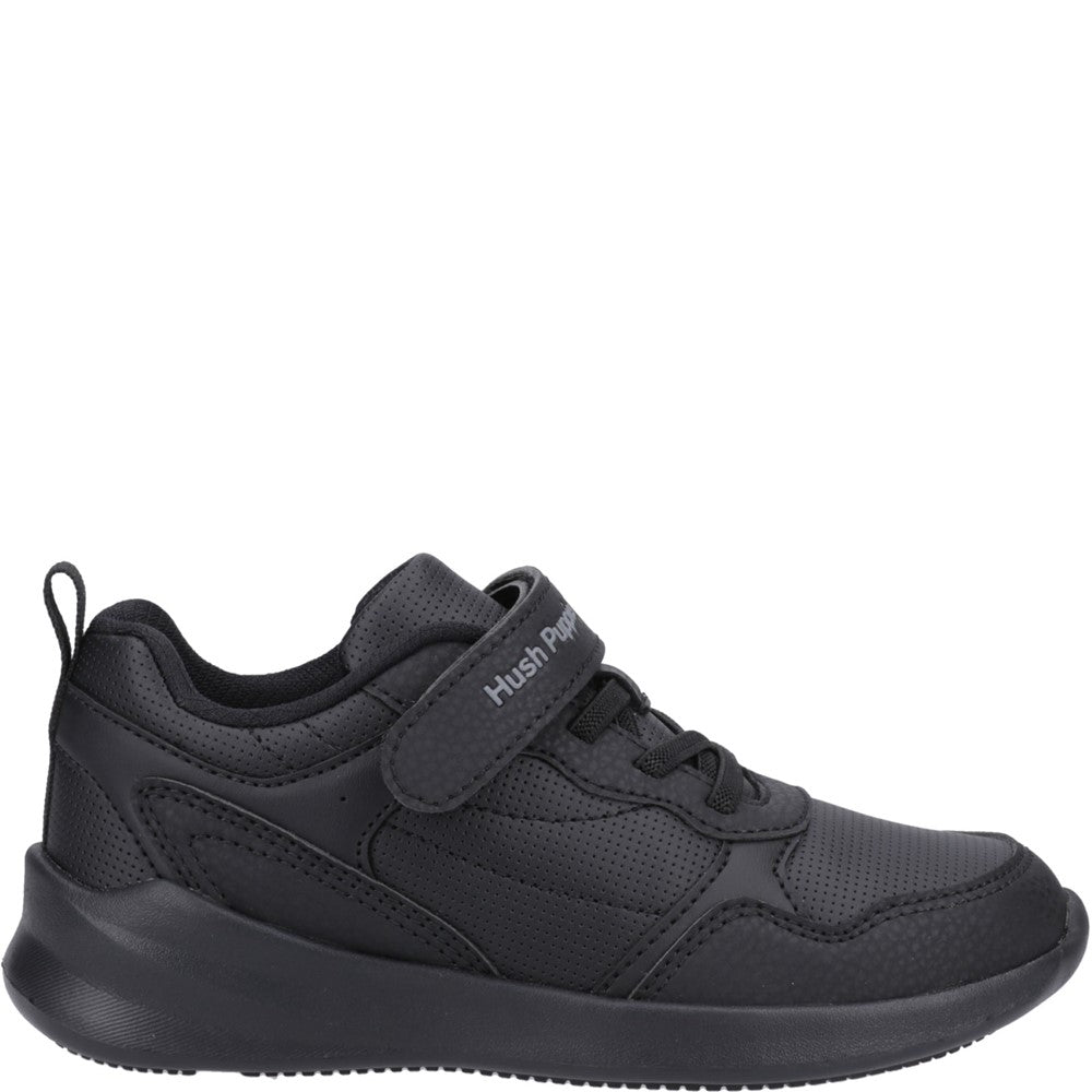 Kids' Hush Puppies Marling Bungee Lace Junior Shoe
