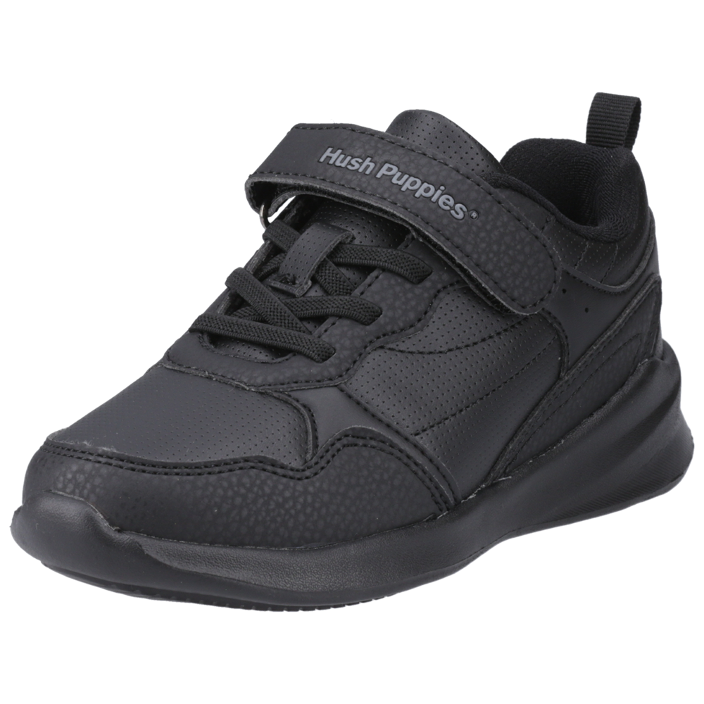 Kids' Hush Puppies Marling Bungee Lace Junior Shoe