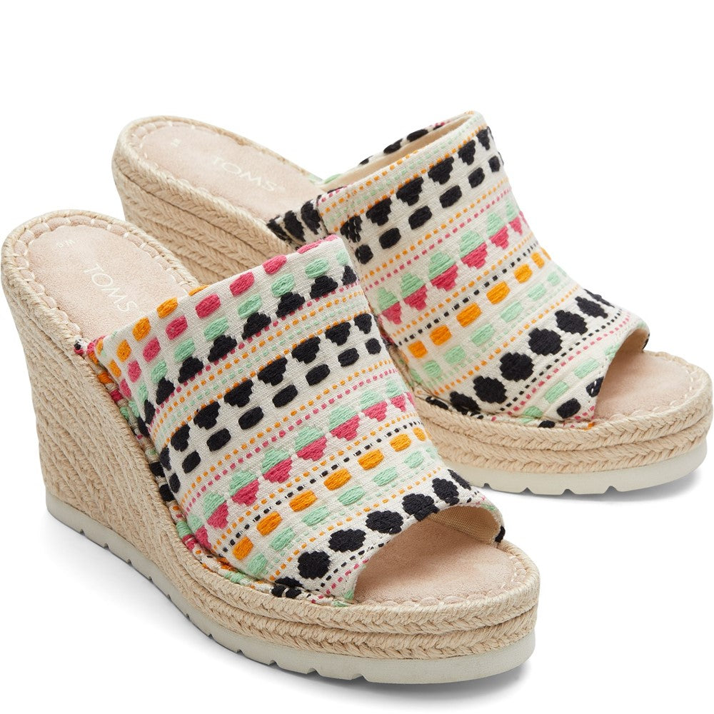 Women's TOMS Monica Mule Natural - FreemanHardy&Willis