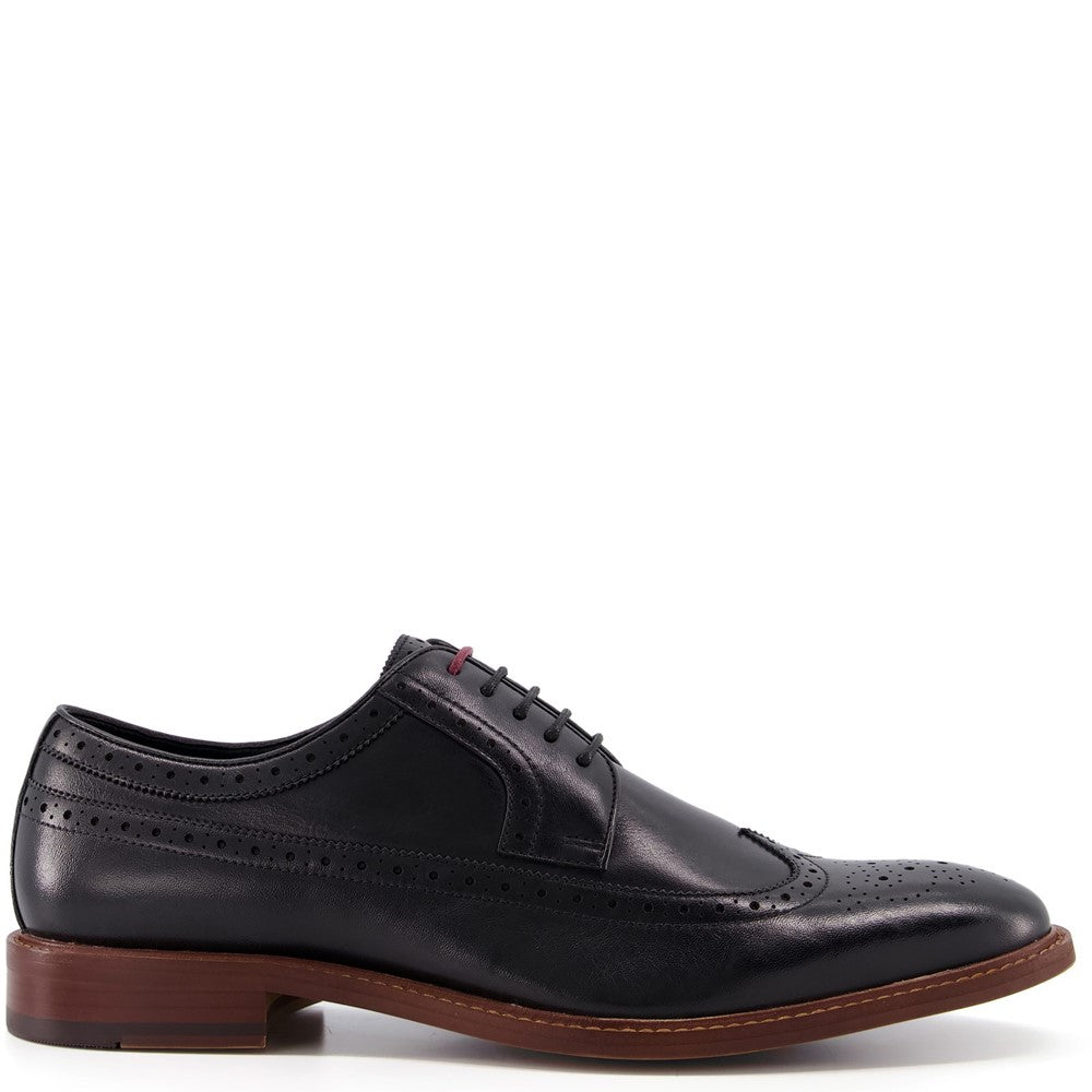 Men's Dune Superior Leather Wingtip Brogue Shoes