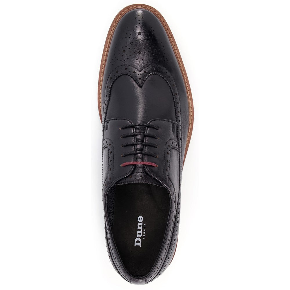 Men's Dune Superior Leather Wingtip Brogue Shoes