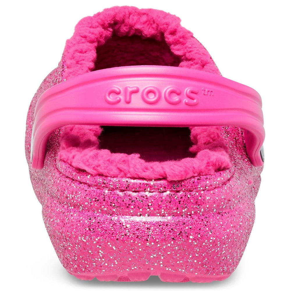 Kids' Crocs Toddlers' Classic Glitter Lined Clog