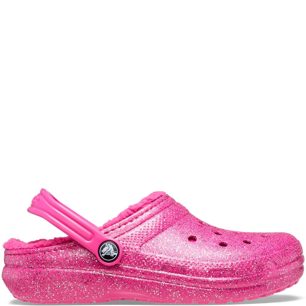 Kids' Crocs Toddlers' Classic Glitter Lined Clog