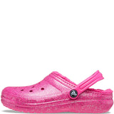 Kids' Crocs Toddlers' Classic Glitter Lined Clog