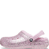 Kids' Crocs Toddlers' Classic Glitter Lined Clog