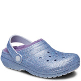 Kids' Crocs Classic Glitter Lined Clog