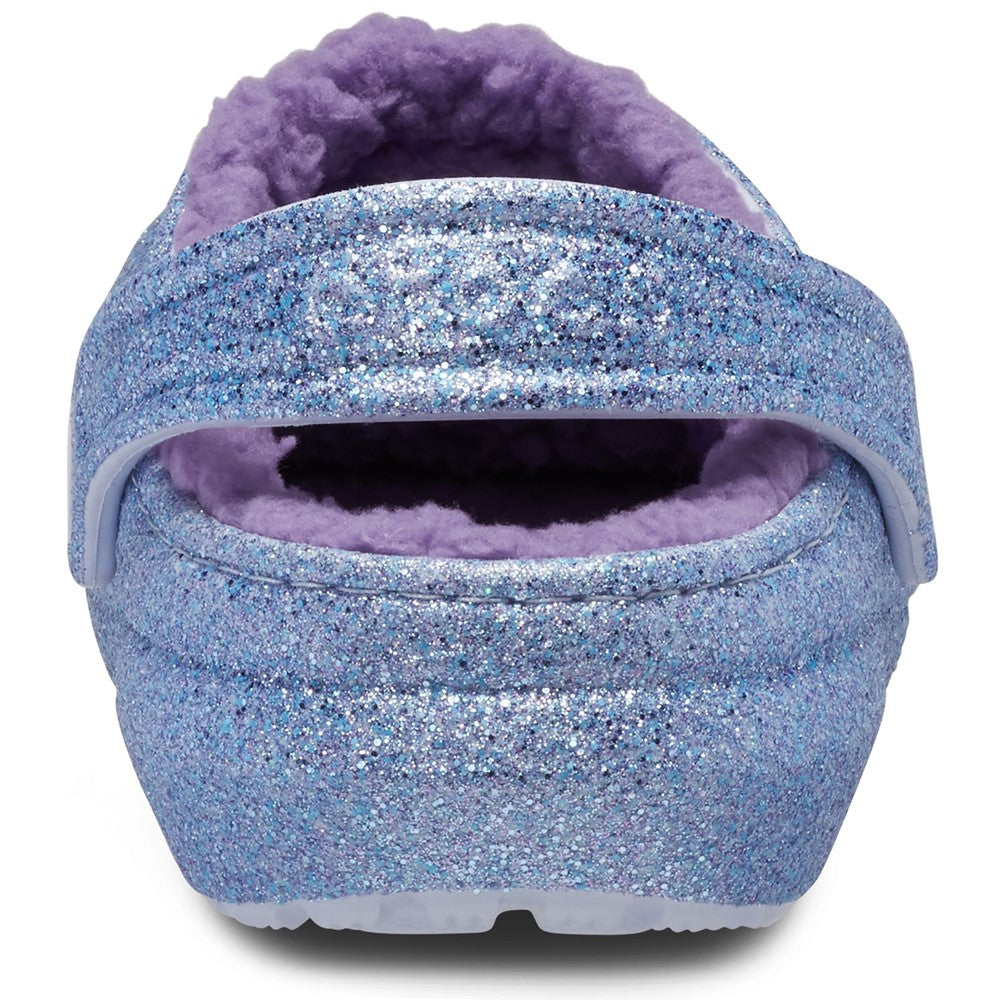 Kids' Crocs Classic Glitter Lined Clog