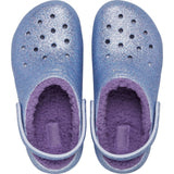 Kids' Crocs Classic Glitter Lined Clog