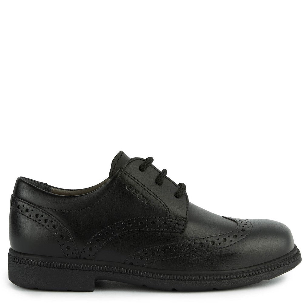 Boys' Geox Federico Brogue Senior XL School Shoes