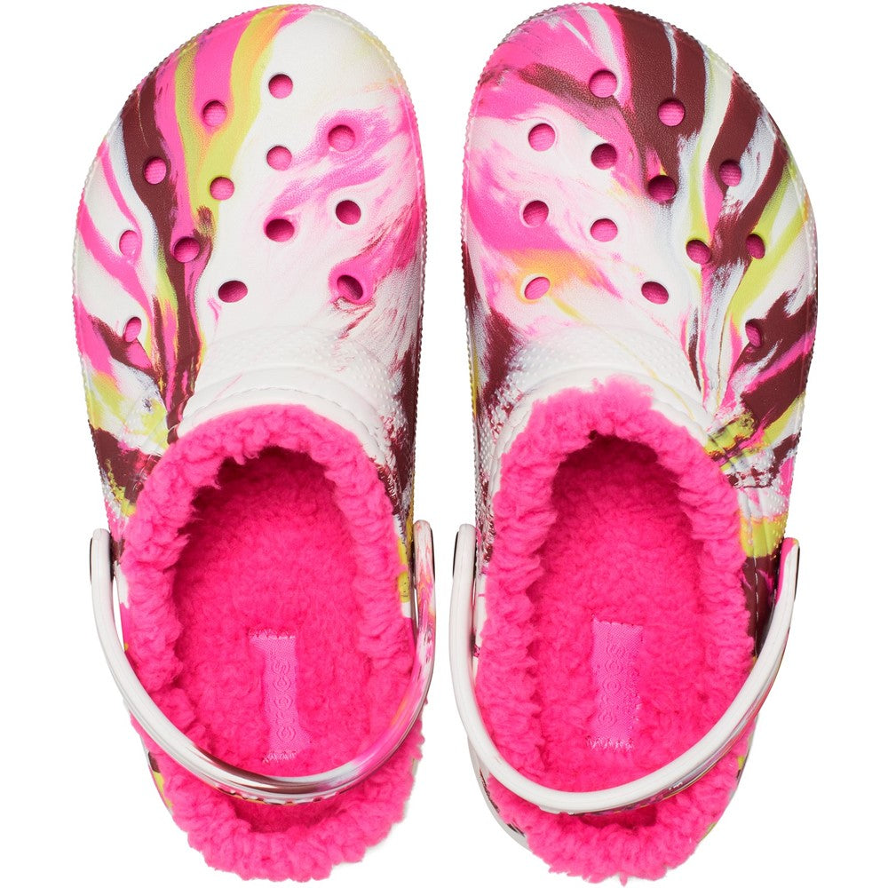 Kids' Crocs Toddler Classic Lined Marbled Clog