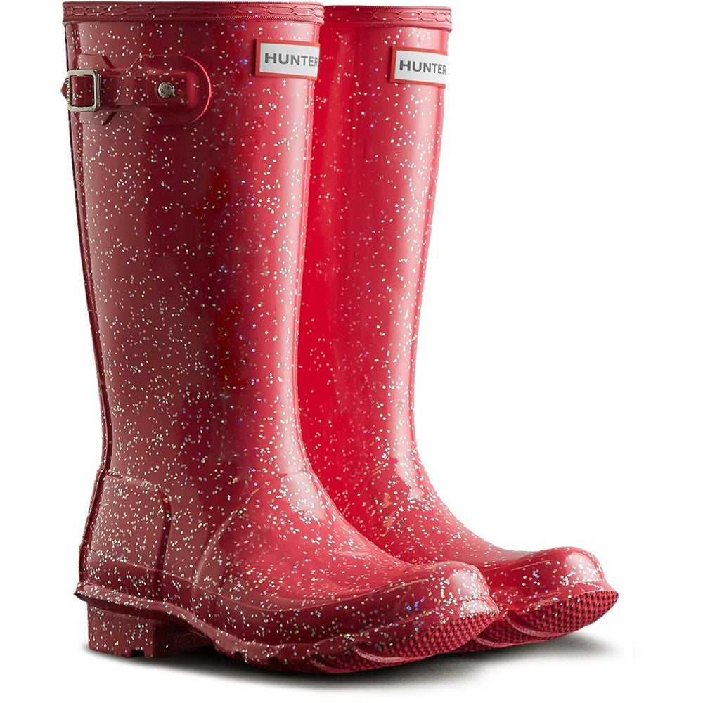 Kids' Hunter Giant Glitter Wellington Boots