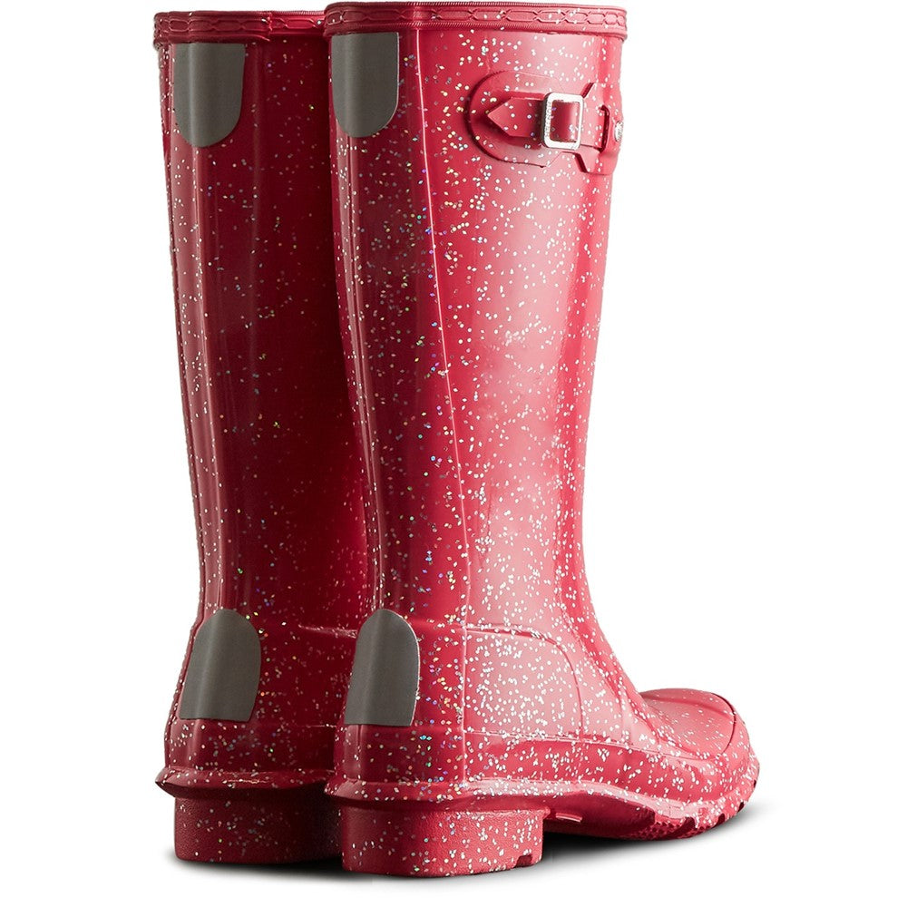 Kids' Hunter Giant Glitter Wellington Boots