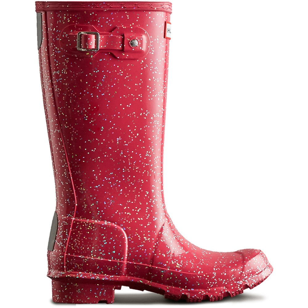 Kids' Hunter Giant Glitter Wellington Boots